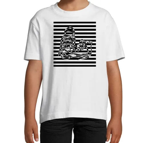 Sneaker gestreift T-Shirt Kinder Imperial