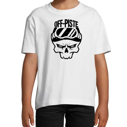 Snowboarder Totenkopf Off Piste T-Shirt