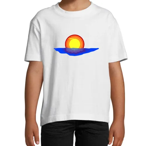 Sonnenuntergang im Meer T-Shirt