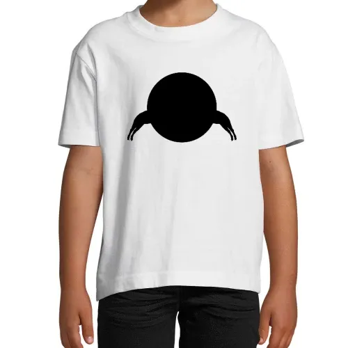 springende Steinböcke vor roter Sonne Kinder T-Shirt