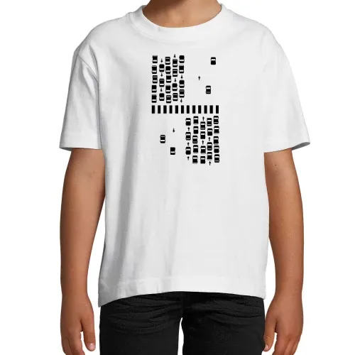 Straßeverkehr vor Zebrastreifen T-Shirt