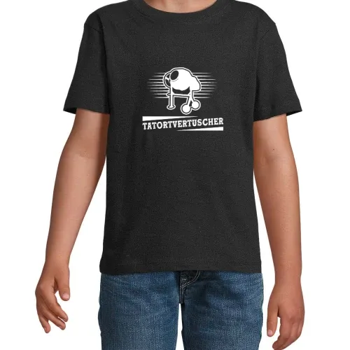 Tatortvertuscher Botonmischer Betonieren (1/2) T-Shirt Kinder Imperial