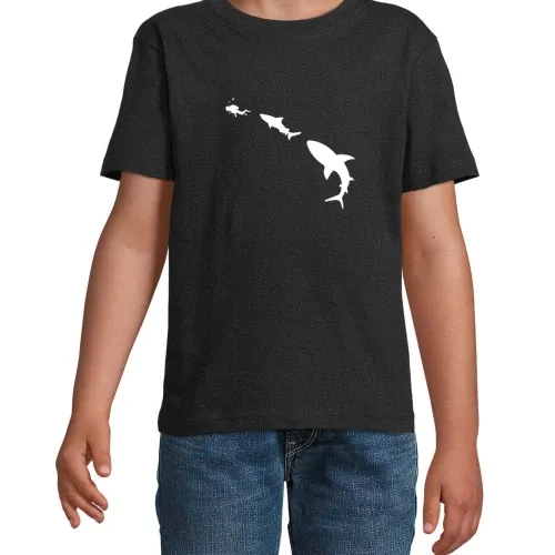 Tauchen Evolution Taucher Hai Meg Scuba Megalodon T-Shirt Kinder Imperial
