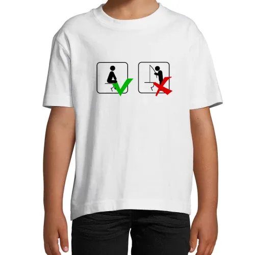 Toilettenregeln T-Shirt Kinder Imperial