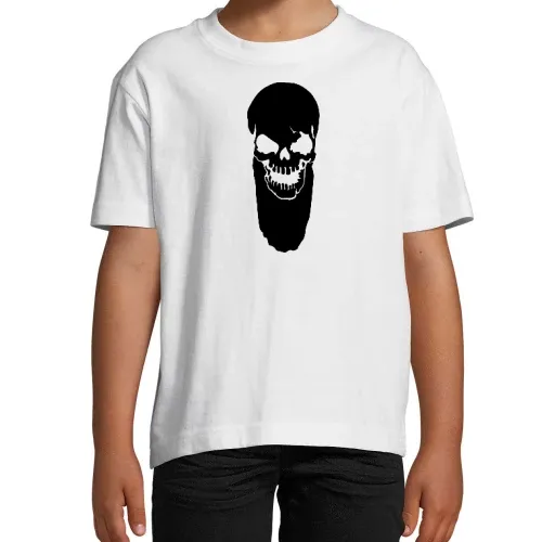 Totenschädel mit Bart T-Shirt
