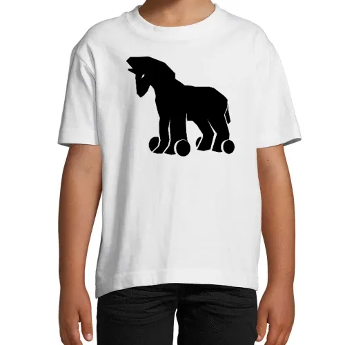 Trojanische Pferd Kinder T-Shirt