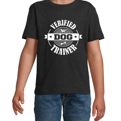 Verified Dog Trainer Hundetrainer Hundeschule T-Shirt Kinder Imperial