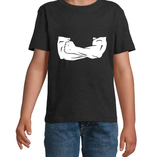 verschrenkter Arme mit Faust T-Shirt
