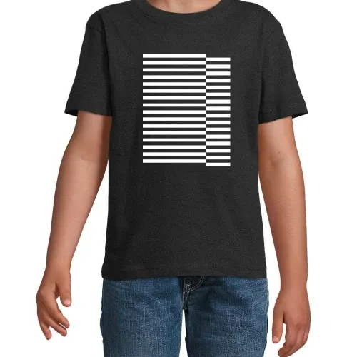 versetzte Streifen Kinder T-Shirt versetzte Streifen T-Shirt