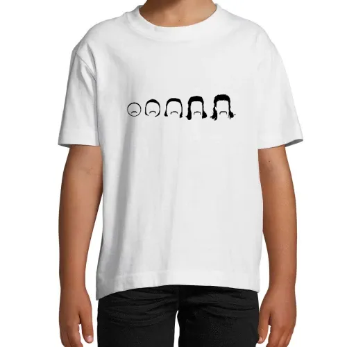 Vokuhila Evolution T-Shirt Kinder Imperial
