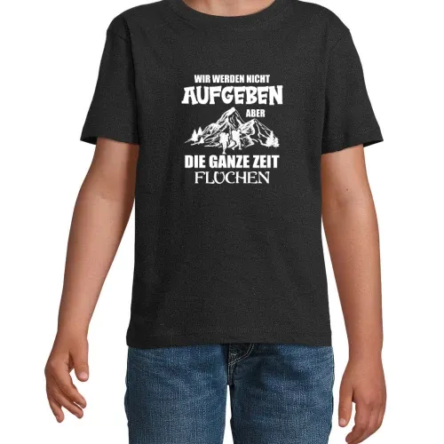 Wandern Wandergruppe Hiking Team Nicht Aufgeben T-Shirt Kinder Imperial