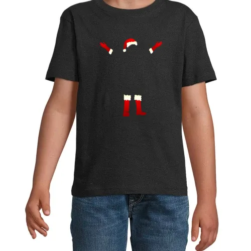 Weihnachtsmann im dunkeln T-Shirt Kinder Imperial