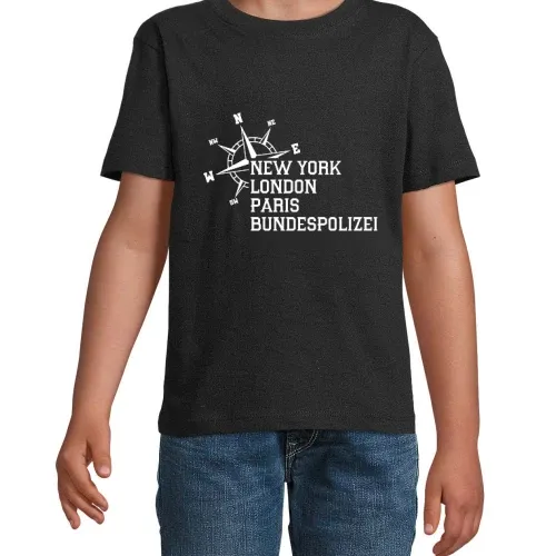 Weltstadt Bundespolizei T-Shirt