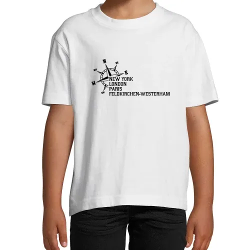 Weltstadt Feldkirchen-Westerham T-Shirt Kinder Imperial