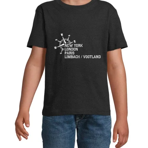 Weltstadt Limbach / Vogtland T-Shirt Kinder Imperial