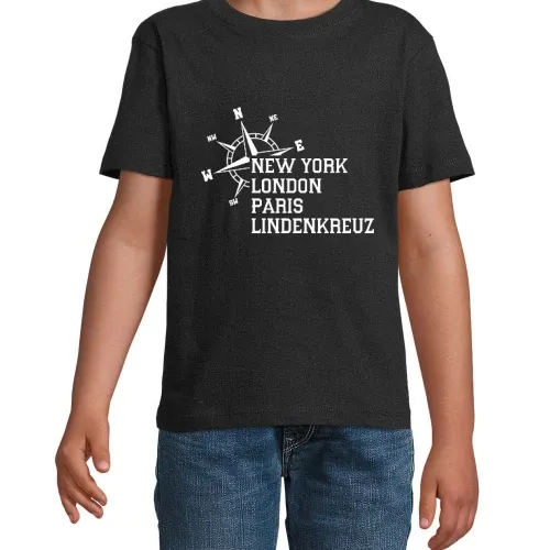 Weltstadt Lindenkreuz T-Shirt Kinder Imperial