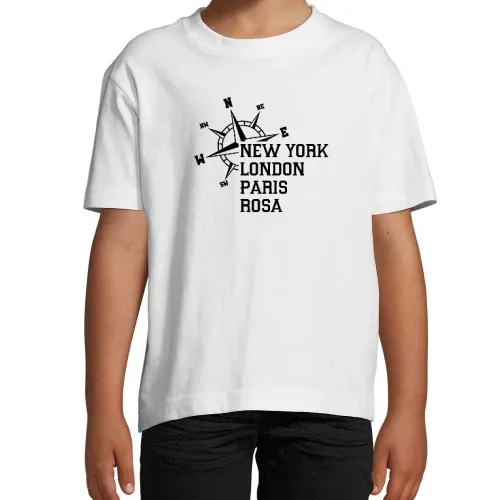 Weltstadt Rosa T-Shirt Kinder Imperial