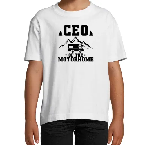 Wohnmobil CEO Of The Motorhome Womo Chef T-Shirt Kinder Imperial