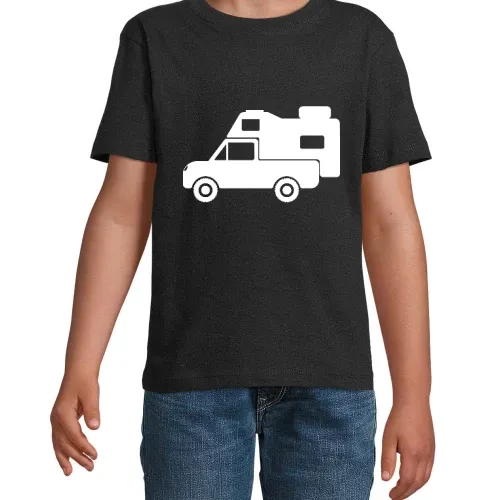 Wohnmobil Pickup Camper Wohnkabine Absetzkabine Kinder T-Shirt