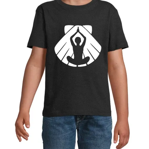 Yogamuschel T-Shirt Kinder Imperial