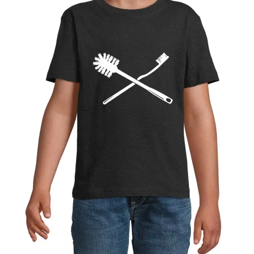 Zahnbürste und Klobürste T-Shirt