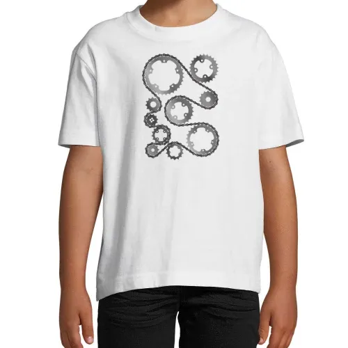 Zahnräder mit Kette T-Shirt