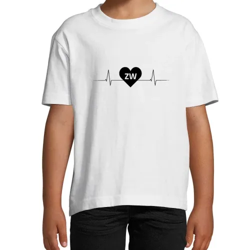 Zweibrücken ZW Nummernschild Herzschlag Kinder T-Shirt Zweibrücken ZW Nummernschild Herzschlag T-Shirt