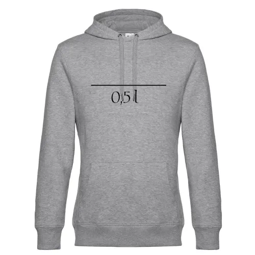 0,5 liter Männer Hoodie