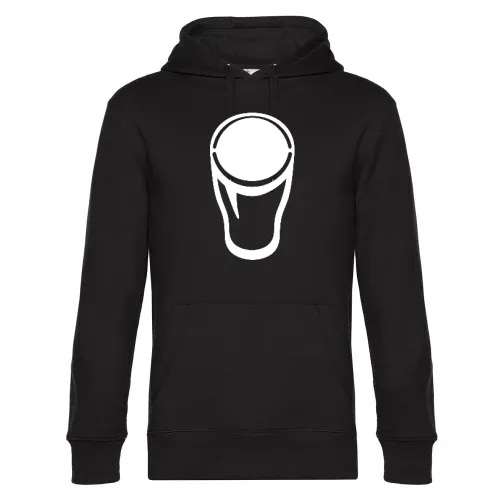 1 Pint Glas - Bierglas Hoodie Männer King Hooded