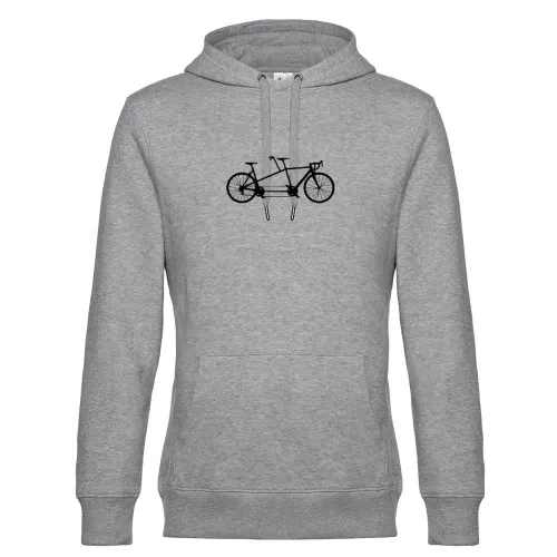 2 Personen Rad Tandem Fahrrad Hoodie Männer King Hooded