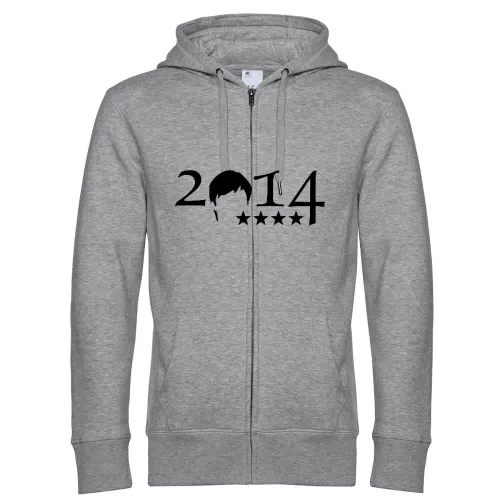 2014 Jogi Frisur mit Vier Sternen Männer Hoodie