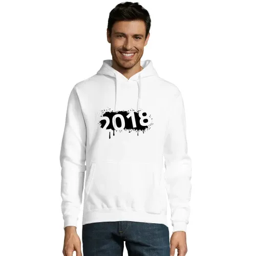 2018 Farbklecks Hoodie Männer Snake