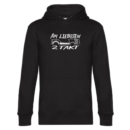 2Takt Enduro Mopedfahrer - Am Liebsten Zweitakt Männer Hoodie