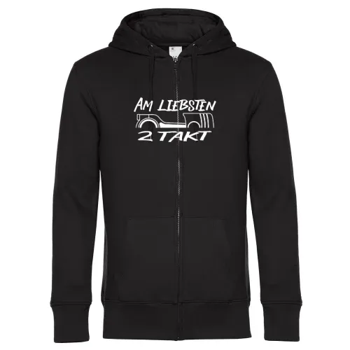 2Takt Enduro Mopedfahrer - Am Liebsten Zweitakt Männer Hoodie