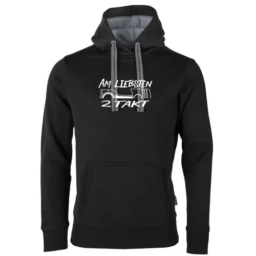 2Takt Enduro Mopedfahrer - Am Liebsten Zweitakt Männer Hoodie