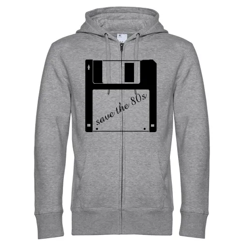 3,5 Zoll Diskette - save the 80s Männer Hoodie