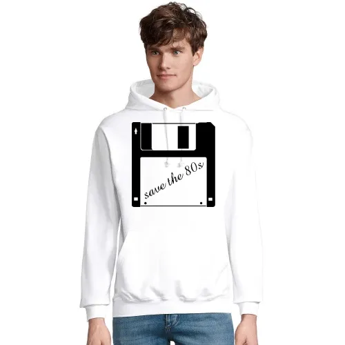 3,5 Zoll Diskette - save the 80s Männer Hoodie