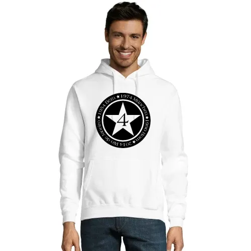 4 Sterne Weltmeister Deutschland Männer Hoodie