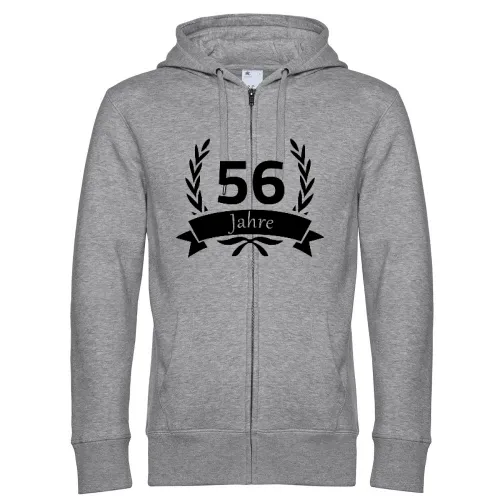 56 Geburtstag im Lorbeerkranz Männer Hoodie