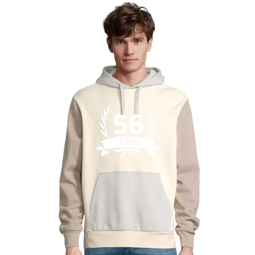 56 Geburtstag im Lorbeerkranz Männer Hoodie