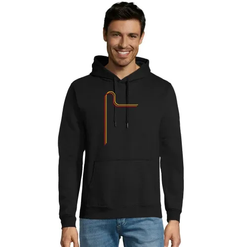 70er Jahre Style Streifen 2 Hoodie