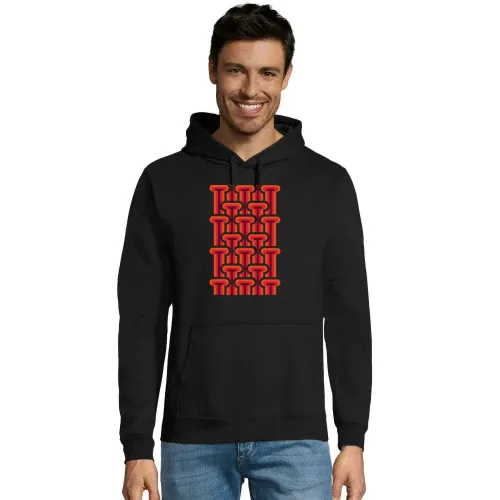 70er Jahre Style Streifen Hoodie