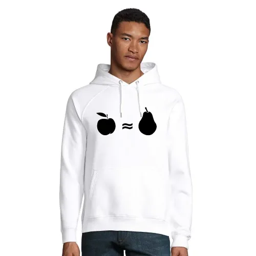 Äpfel mit Birnen vergleichen Männer Hoodie