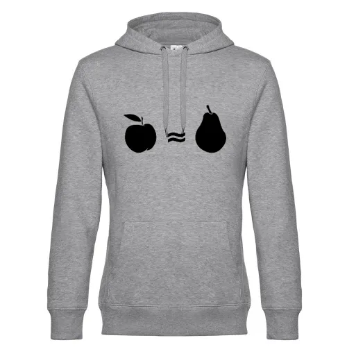 Äpfel mit Birnen vergleichen Männer Hoodie