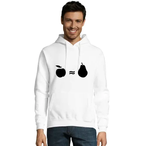 Äpfel mit Birnen vergleichen Männer Hoodie