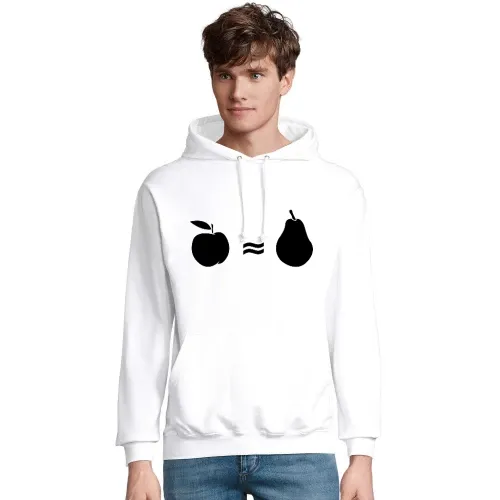 Äpfel mit Birnen vergleichen Männer Hoodie