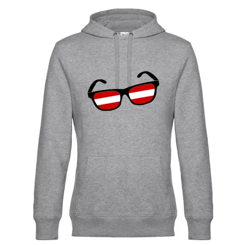 Österreich Brille Hoodie Männer King Hooded