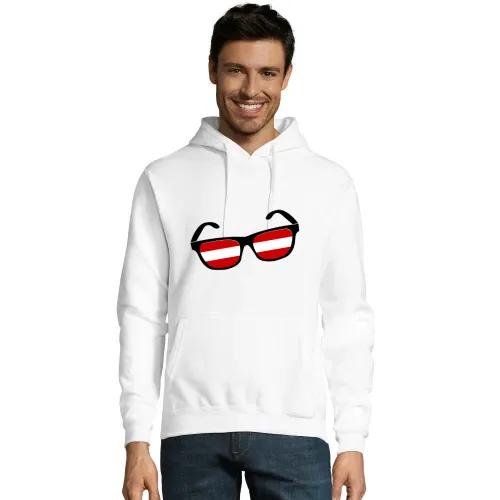 Österreich Brille Männer Hoodie Österreich Brille Hoodie