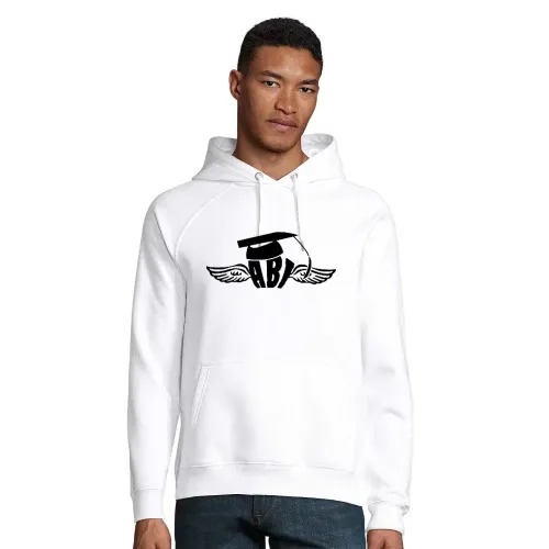 Abiabschluß mit Flügeln Männer Hoodie