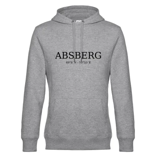 Absberg Koordinaten Hoodie Männer King Hooded